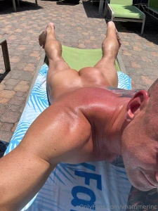 Went to nude swingers resort in south florida think i got a sunburn