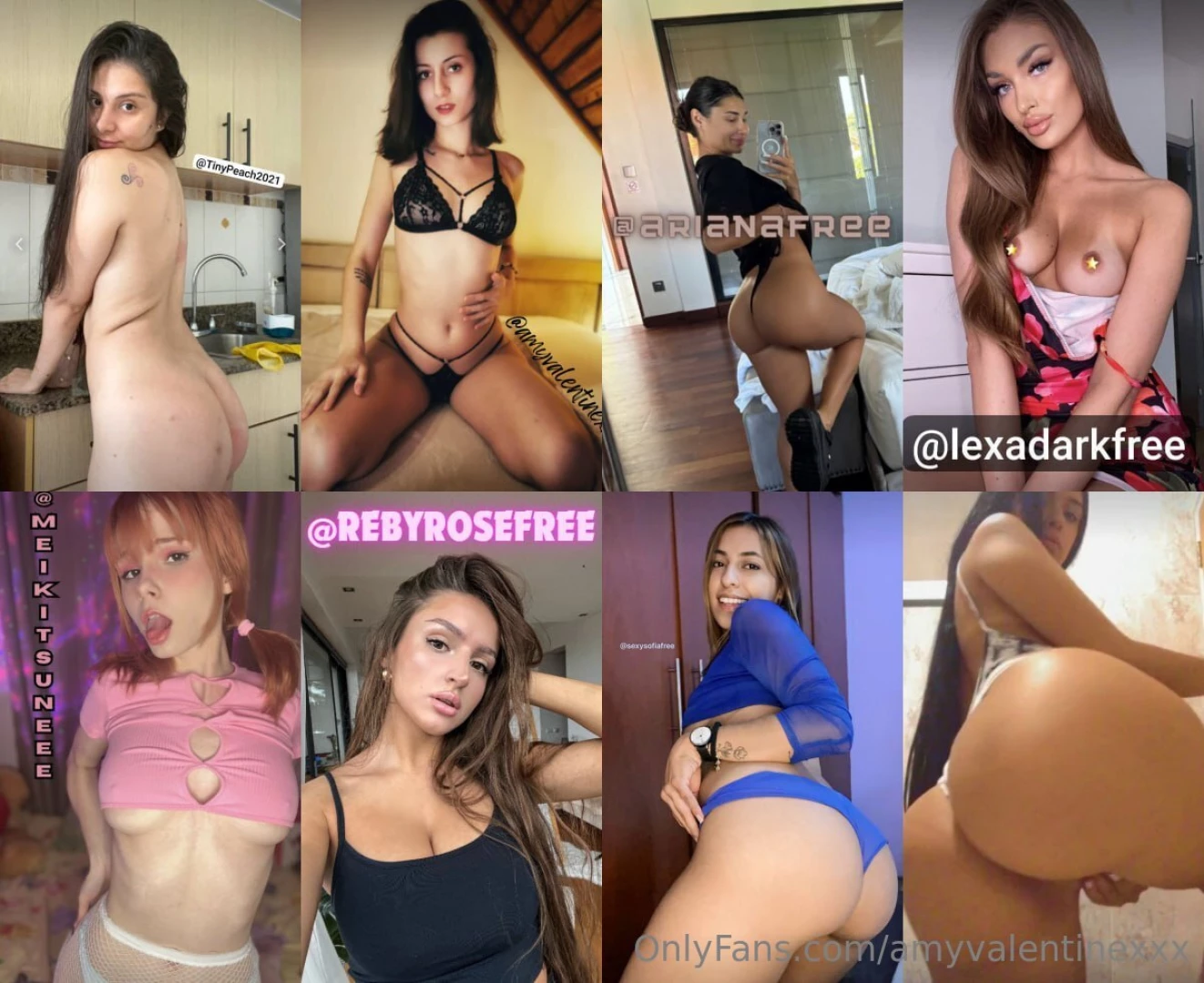 1h tinypeach2021 amyvalentinexxx arianafree lexadarkfree meikitsuneee 