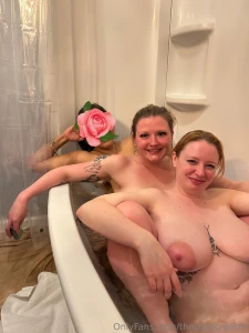 Bath time with my favorite ladies part 4