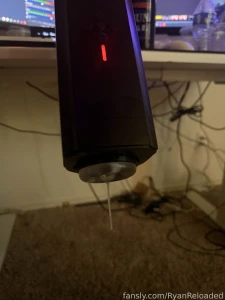 Recorded myself cumming deep into my toy as it sucked me off when i