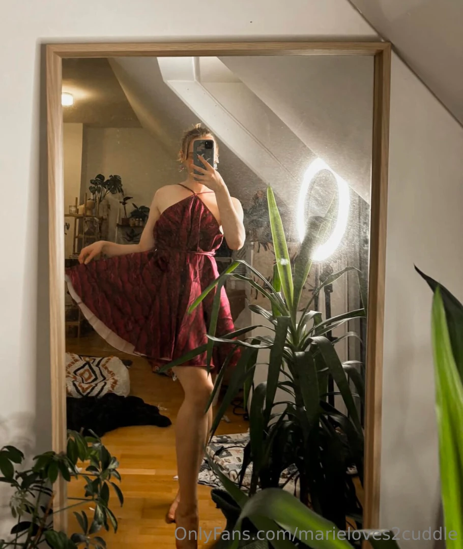 What do you think of my dress would you like me to wear this again 