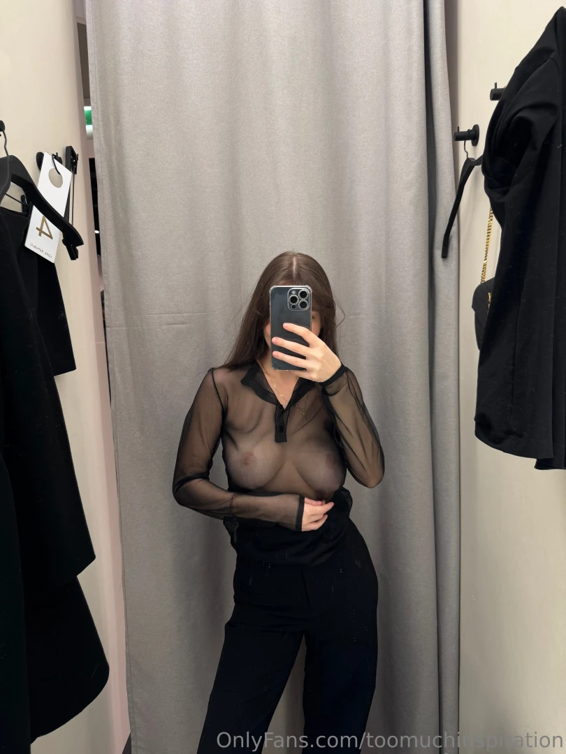 In change room 