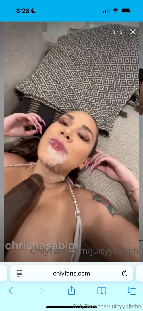 Chrishasabig woke me up with his huge bbc and came all over my face part 1 