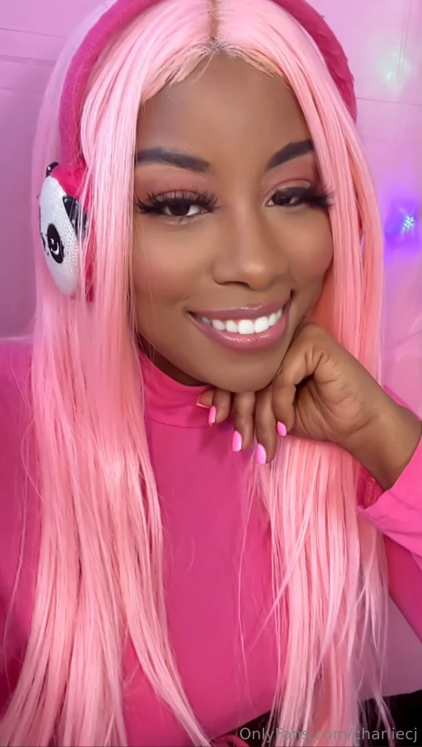 Theme pink and boobs did you notice the cum on my tits do you like it 