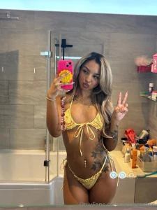 Another day another beach day not sure if i m feeling this bikini