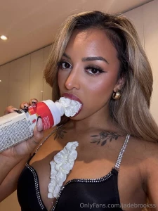 Oh no i think i went a little overboard with the whipped cream it s part 1