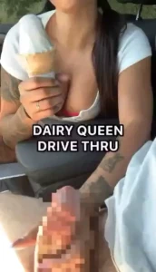 My date and i went through the dairy queen drive through to get some part 1