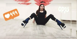 When a woman puts on high heels her look completely changes and her
