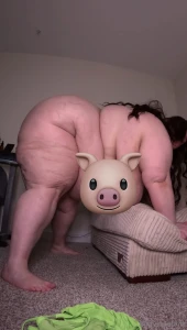 In my teeny weeny bikini sucking my gut in and out in various