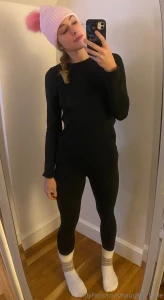 It s been freezing here all week my nipples were so hard under my part 1