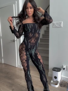 New amazing sheer jumpsuit available for custom