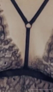 Frontend fridays always make me feel naughty black lace red lips and