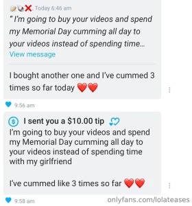 Love good reviews like this making you cum is my favorite sport