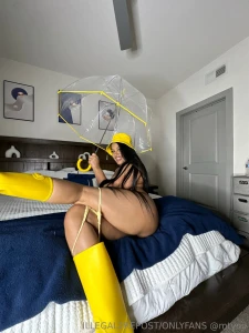 These boots stay on during sex but i can show you what comes off