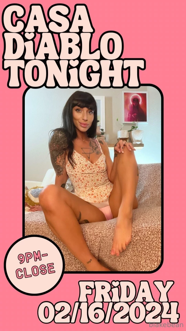 Casa diablo tonight friday - 02 16 3024 portland or 9pm- late 