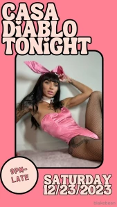 Casa diablo tonight saturday - 12 23 2023 9pm- late