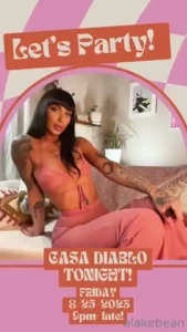 Casa diablo tonight friday - 8 25 2023 9pm- late