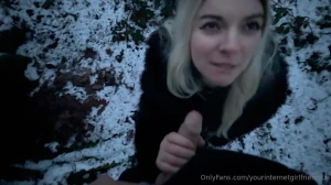 I made a new blow job video today in public hehehhe