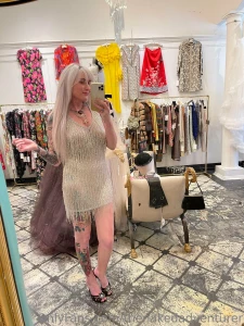 See through swishy dress part 2