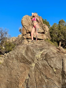 Nothing like rock scrambling in a g-string part 1