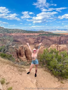 Ever run topless through a canyon