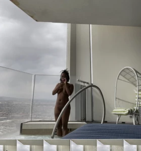 Balcony views i love being naked on vacation it just feels like