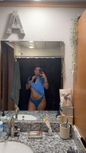 Just freshening up in case you were gonna come over or dream about it