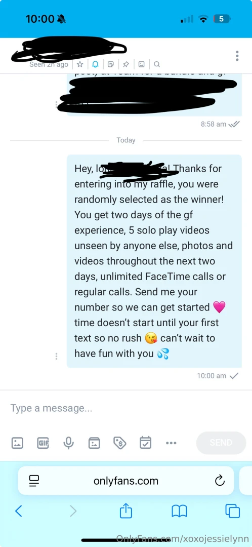 Winner has gotten the message they won and i threw in some surprises 