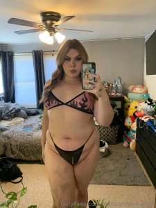 Ofcourse im wearing a flame lingerie set this dick is fire baby