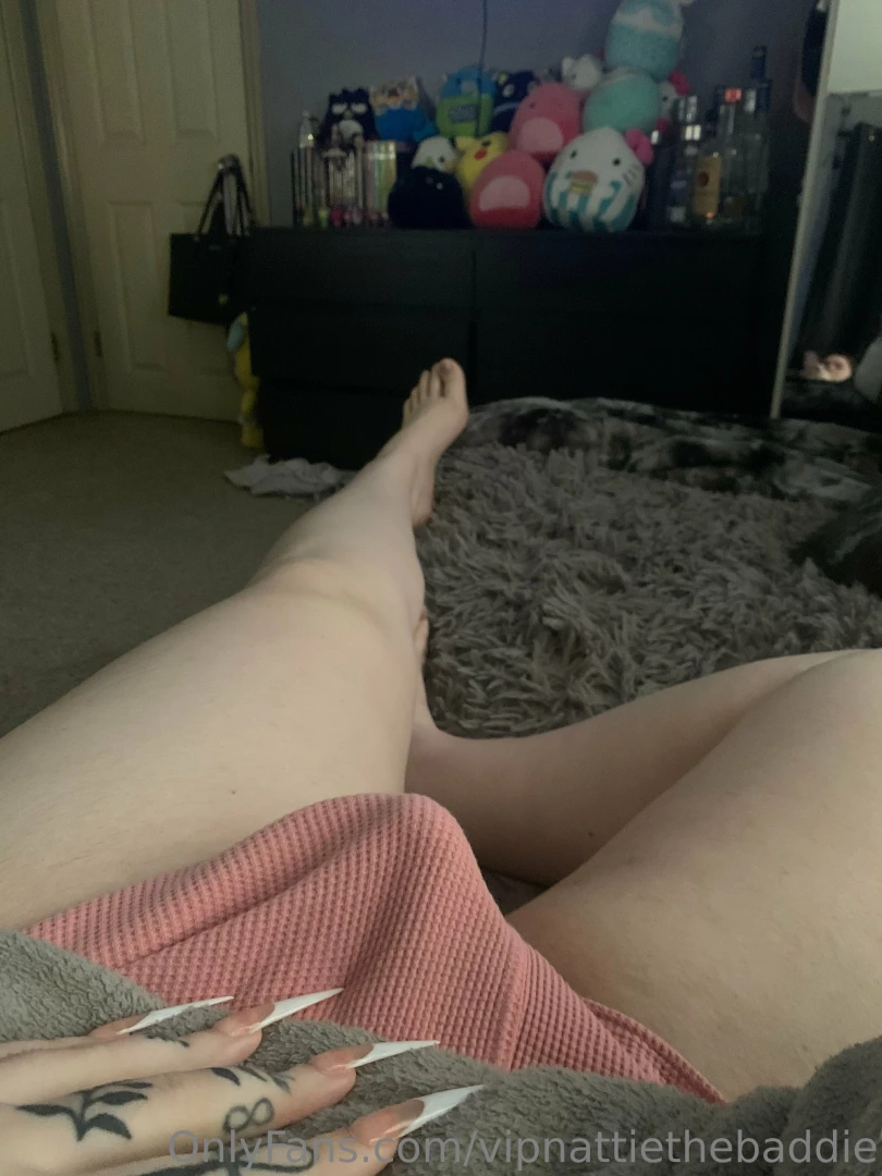 Just laying in bed hard as a rock for you 