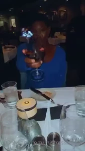 Dinner is always divine when you re sitting next to me glasses up