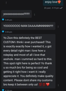 Everyone loves my customs