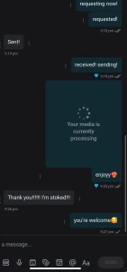 Dont be scared to ask for a custom