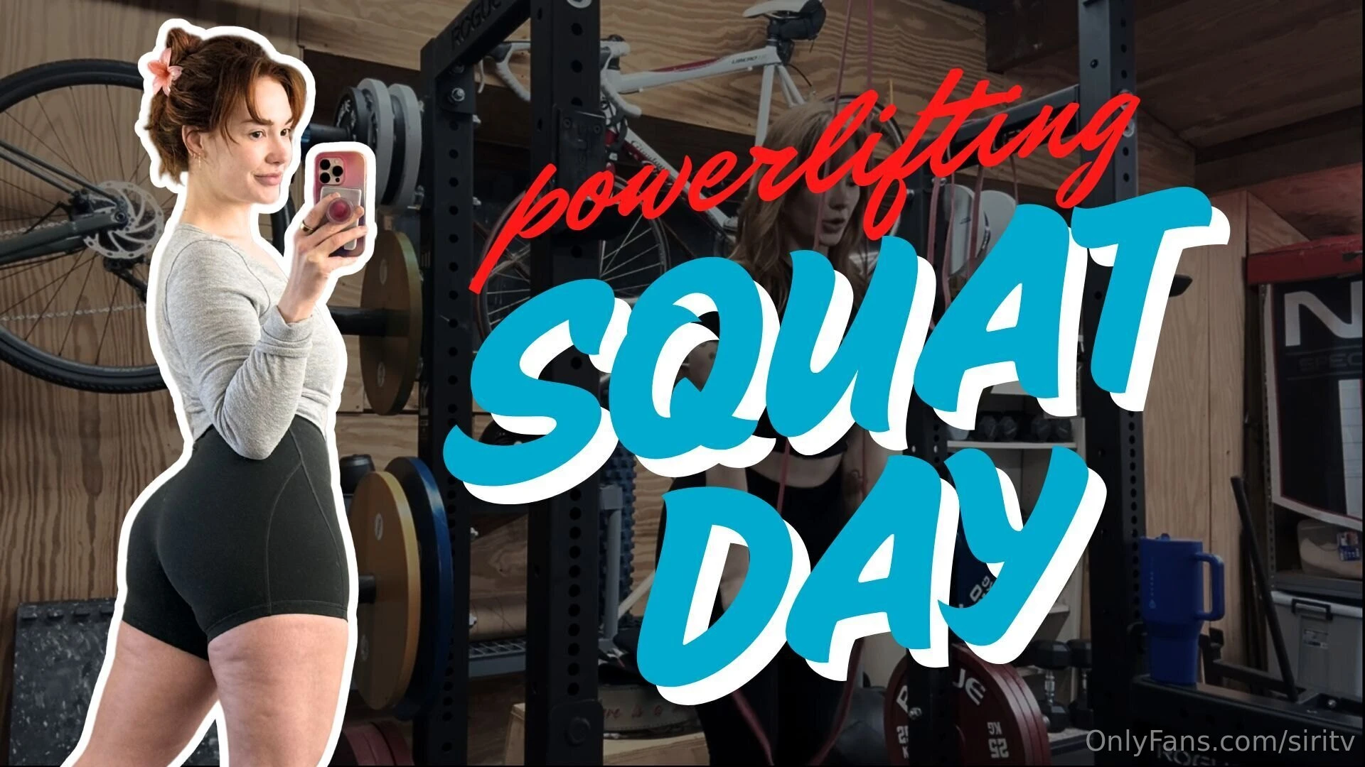 Coming soon to oftv squat day with siri dahl 