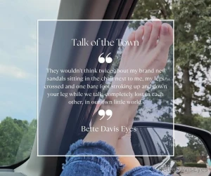 Talk of the town a mini-bette story we forget our surroundings for a part 3