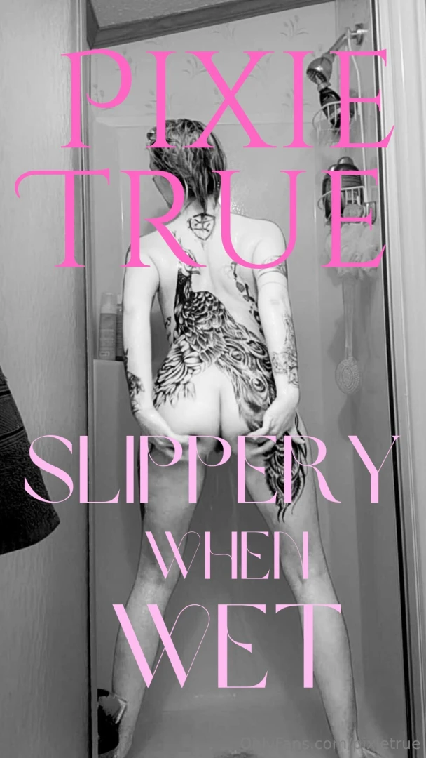 You want to get in the shower with me it might be kind of a tight 