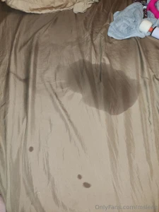 Fuck i put down a towel but i guess i was so wet i soaked through it