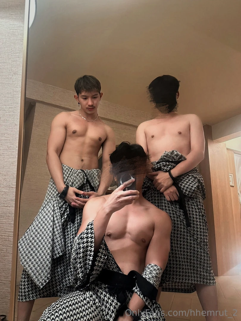 Full vdo - no 54 three twinks at the onsen part 1 