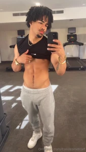 Gym work orgasm repeat part 3