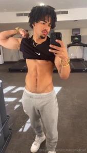 Gym work orgasm repeat part 4