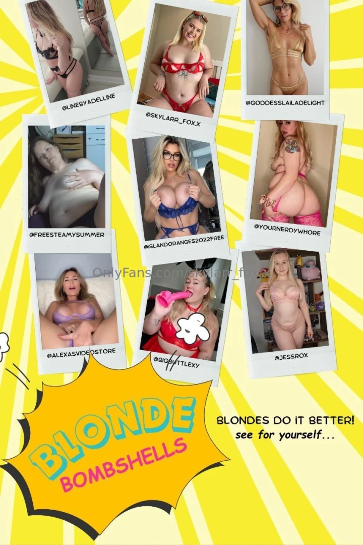 Why did the blonde have a sore belly button because there are blond 