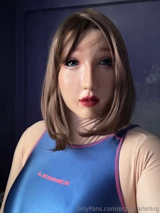 In my swimsuit for the hot singapore weather