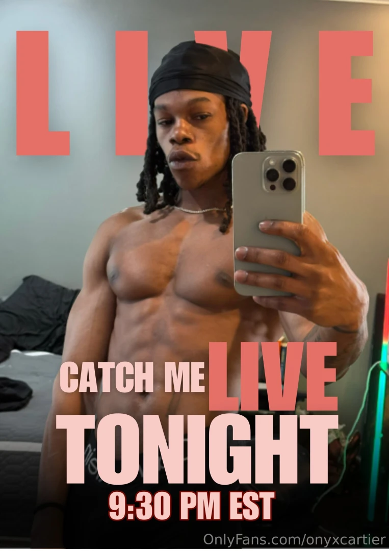 Going live tonight at 9 30 pm est and trust me you don t wanna miss 