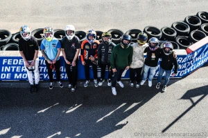 Some action today with all the fim world champions now all set and part 4