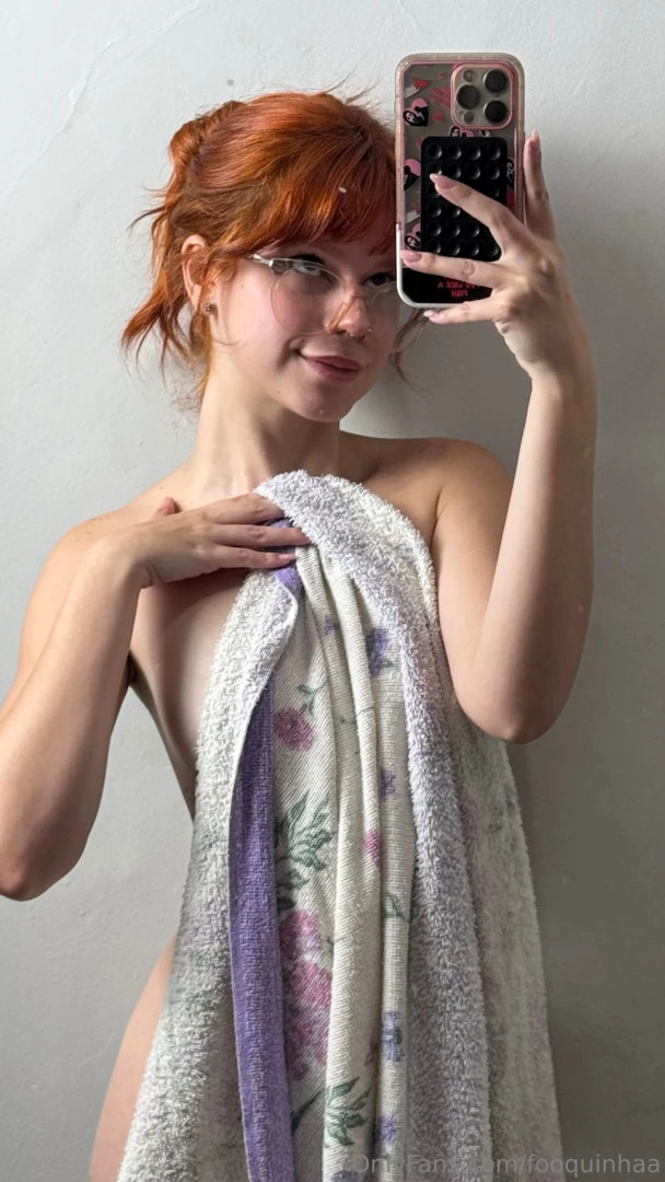 Depois de tomar um banhozinho gostoso 