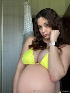 Pregnant girls in bikinis what do you think