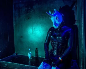 One lonely unicorn sitting all alone with no one dare come close to me