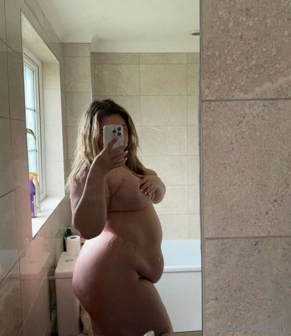 When the belly finally starts to hang 