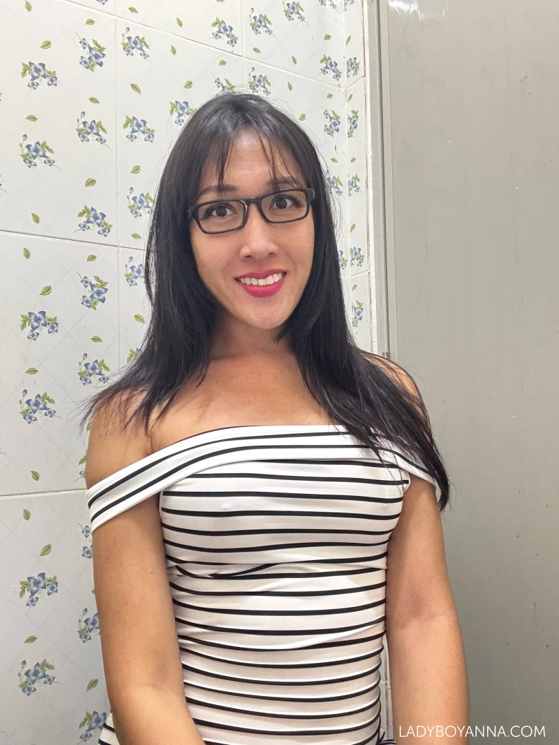 Fucking my feet in my stripe dress part 2 