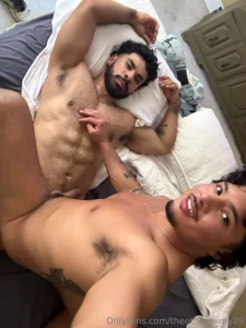 Visiting the homie chudaipapiii and ended up filling him up w my seed